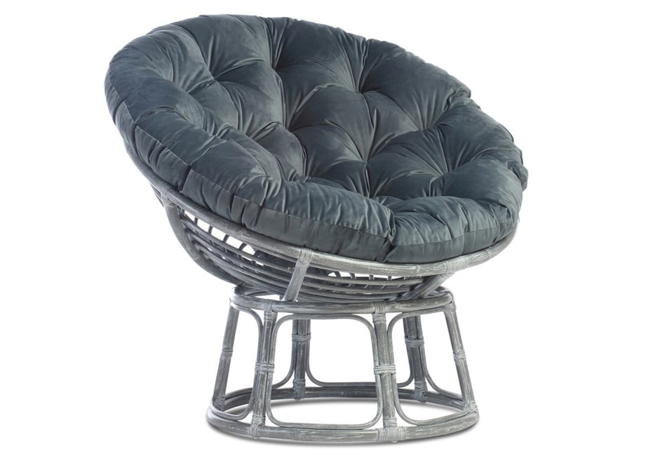 grey wash papasan chair