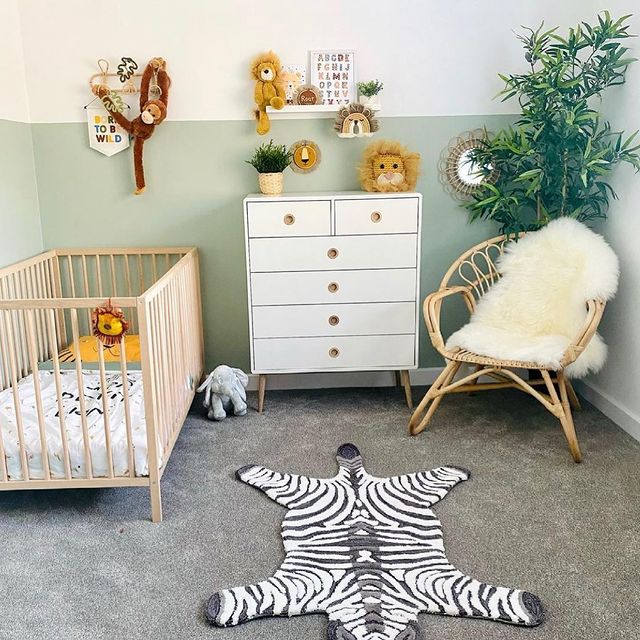 natural nordic chair in nursery