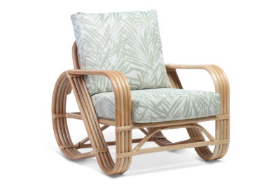 pretzel chair in tropical web