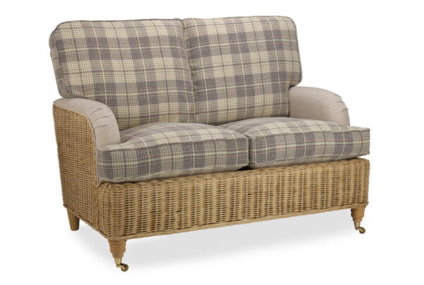 seville 2 seater sofa heather biscuit