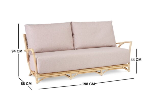 papasan sofa dimensions 2