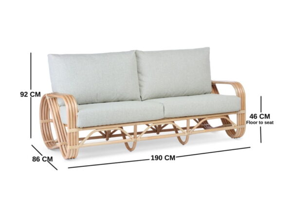 papasan sofa dimensions 6