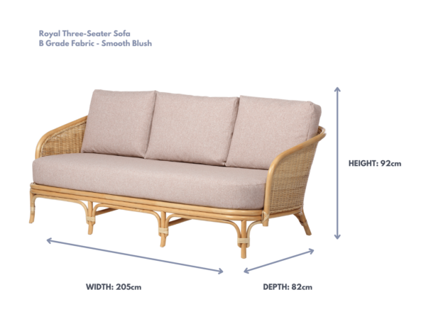 royal 3 seater sofa