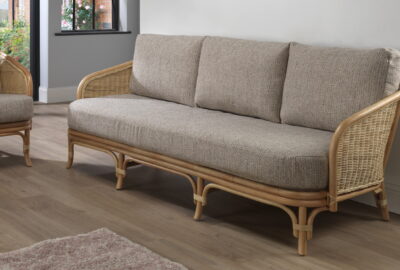 royal 3 seater sofa blush tweed