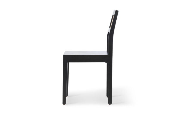 black chair side angle