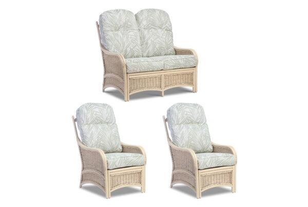 chelsea 2 seater cane suite in tropical