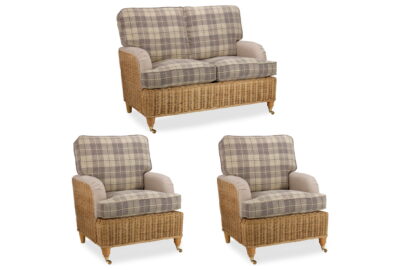 seville 2 seater suite in heather