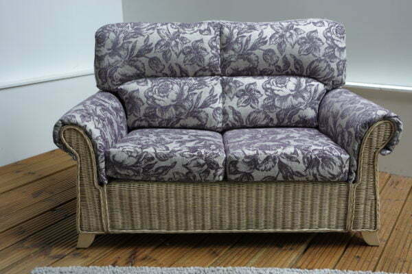 clifton 2 seater sofa in floral lilac