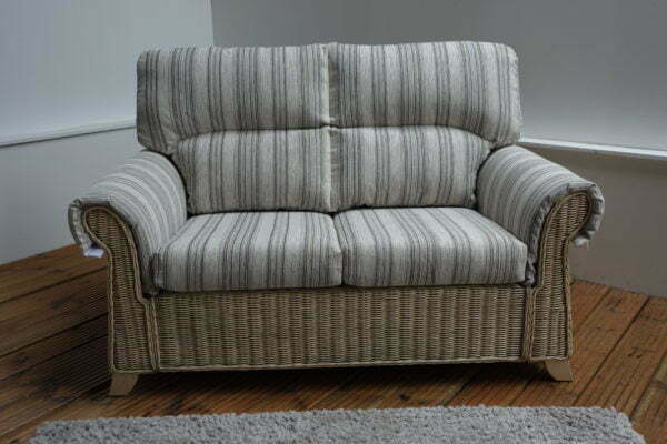 clifton 2 seater sofa in loom stripe