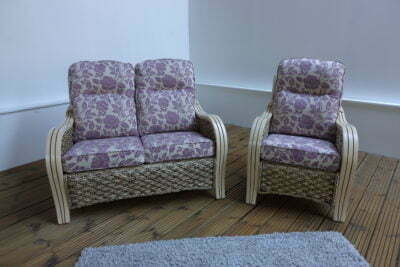 milan 2 seater sofa & chair in prague