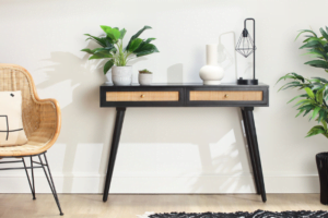 living room furniture wood console table
