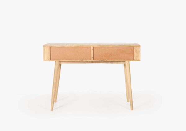 rotterdam mango wood console table with 2 drawers