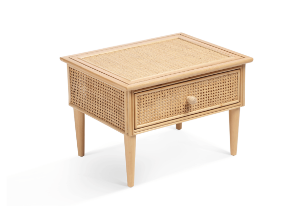 chester natural cane coffee table