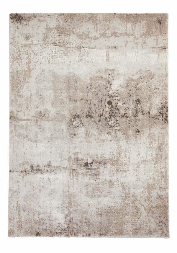 florence abstract rug in beige & silver (50034) 3 sizes available
