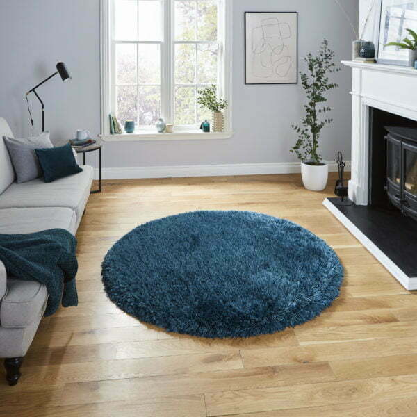 montana shaggy rug in steel green 4 sizes available