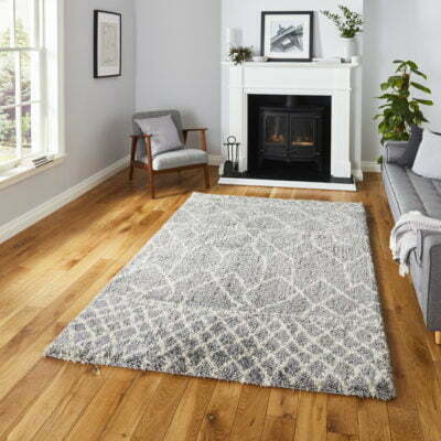scandi berber rug in grey and cream 3 sizes available