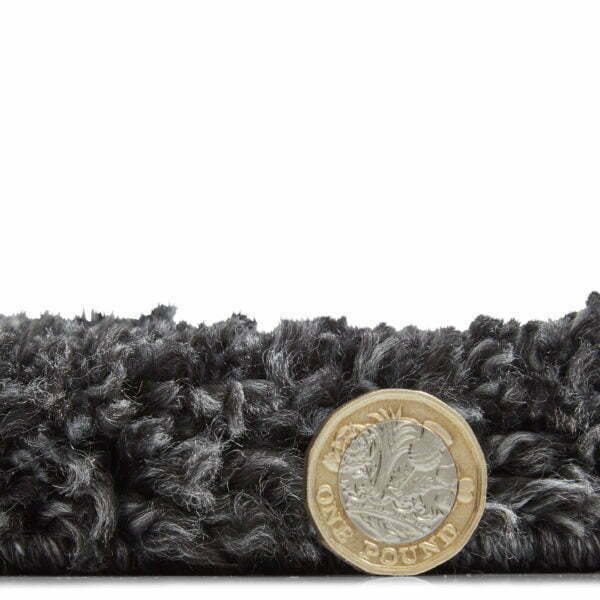 sierra shag rug in dark grey 3 sizes available