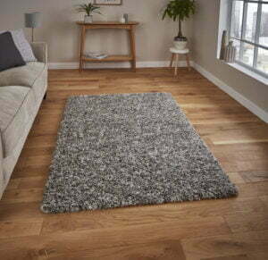 vista shag rug in silver 5 sizes available