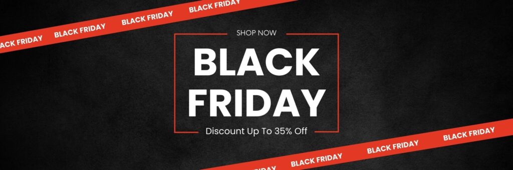 black friday 35% homepage banner