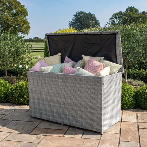 cartmel outdoor rattan cushion storage box