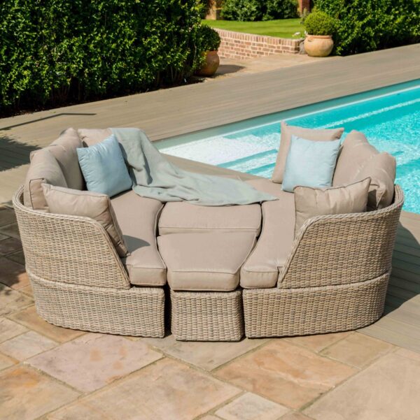 kendal outdoor rattan daybed set