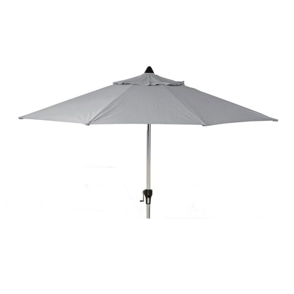 grey parasol round 2.7m with tilt