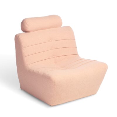 cozy boucle chair uk made pink